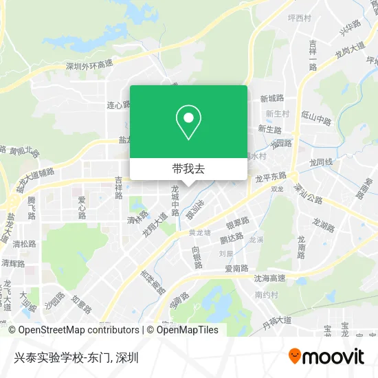 兴泰实验学校-东门地图