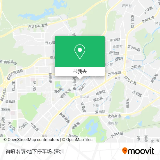 御府名筑-地下停车场地图