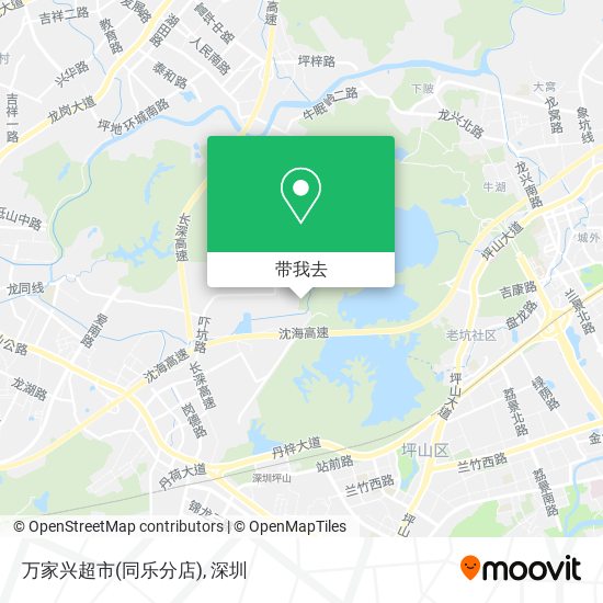 万家兴超市(同乐分店)地图