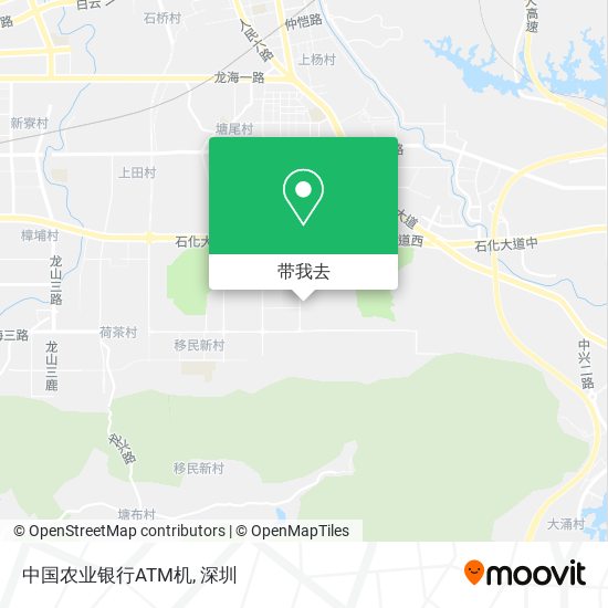 中国农业银行ATM机地图
