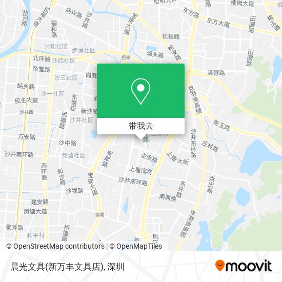 晨光文具(新万丰文具店)地图