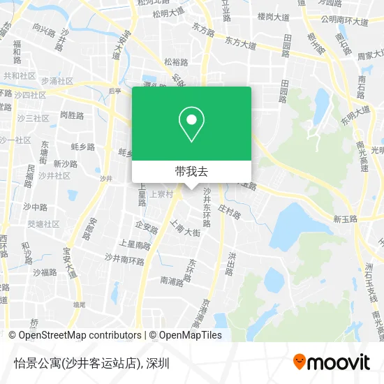 怡景公寓(沙井客运站店)地图