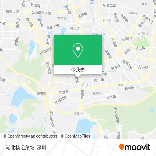 湖北杨记菜馆地图