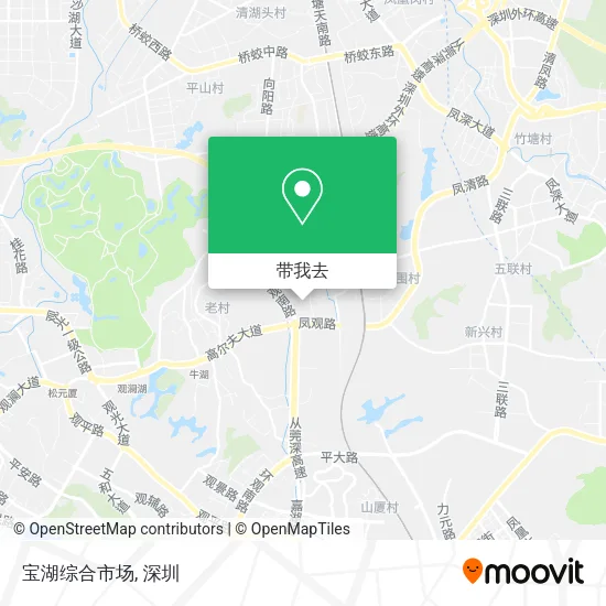 宝湖综合市场地图