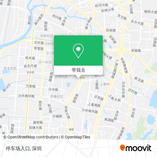 停车场入口地图