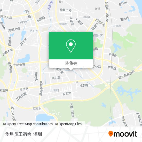 华星员工宿舍地图