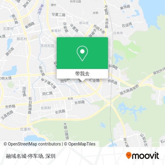 融域名城-停车场地图