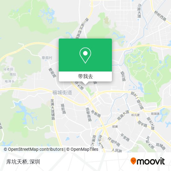 库坑天桥地图