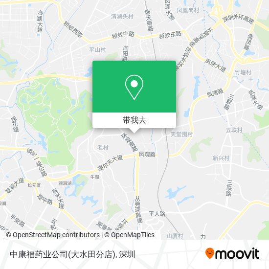 中康福药业公司(大水田分店)地图