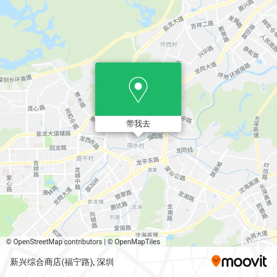 新兴综合商店(福宁路)地图