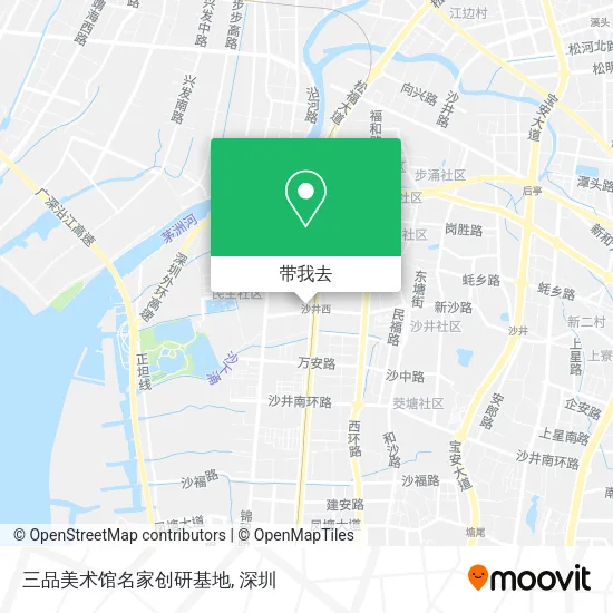 三品美术馆名家创研基地地图