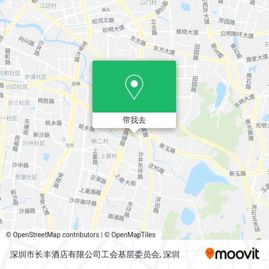 深圳市长丰酒店有限公司工会基层委员会地图