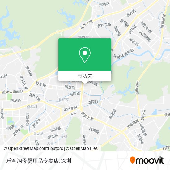 乐淘淘母婴用品专卖店地图