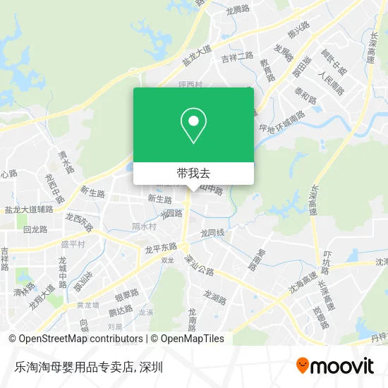 乐淘淘母婴用品专卖店地图