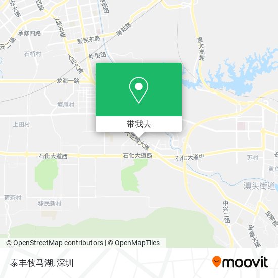 泰丰牧马湖地图