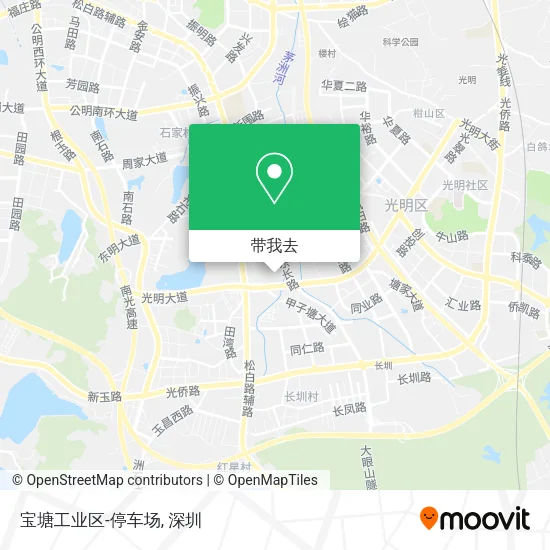 宝塘工业区-停车场地图
