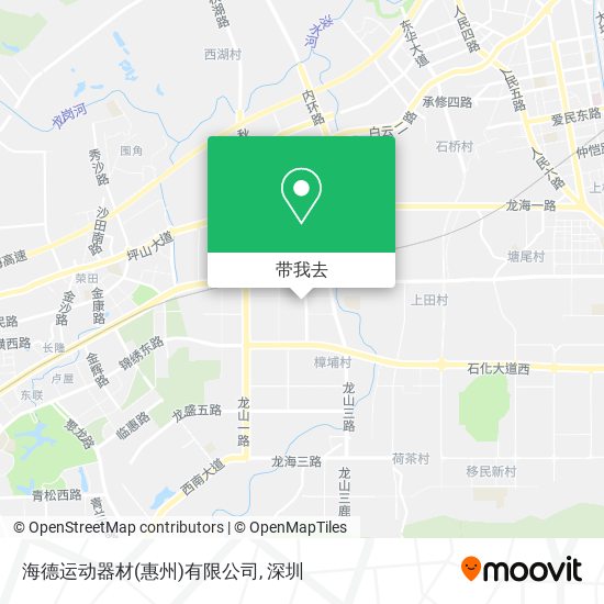海德运动器材(惠州)有限公司地图