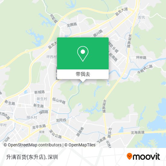 升满百货(东升店)地图