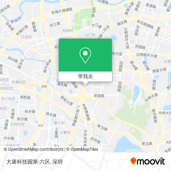 大唐科技园第-六区地图