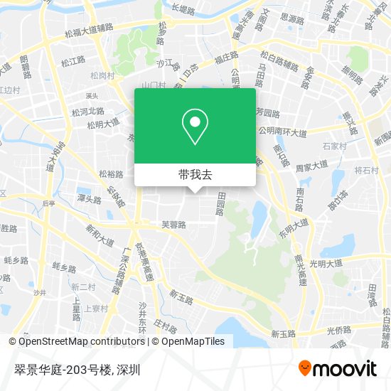 翠景华庭-203号楼地图