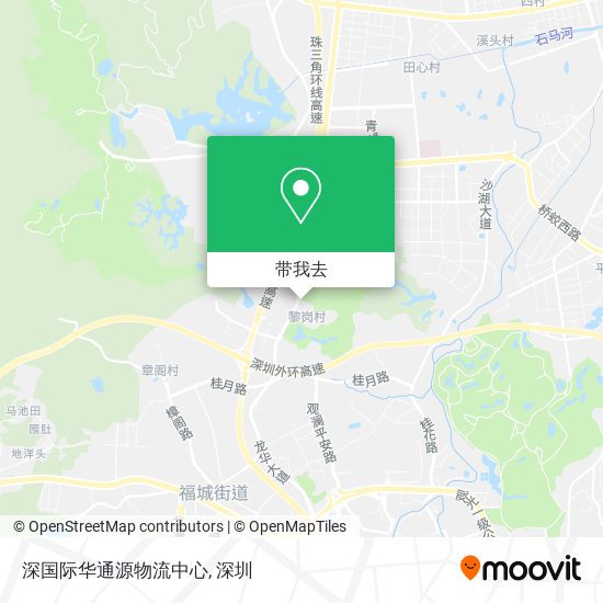深国际华通源物流中心地图