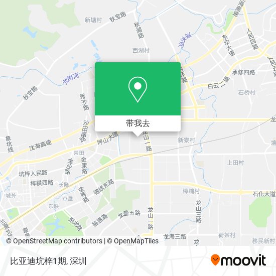 比亚迪坑梓1期地图