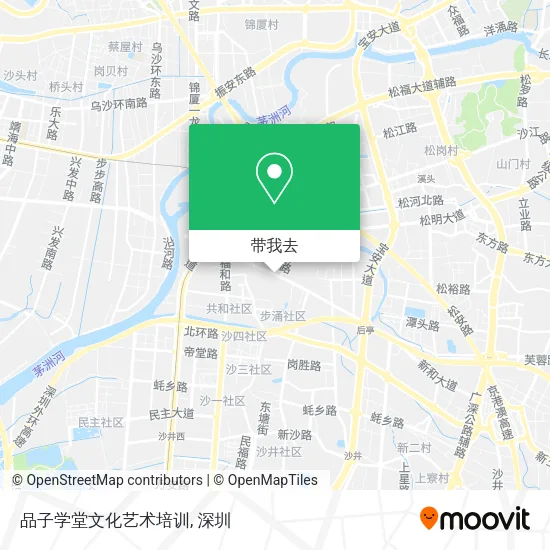 品子学堂文化艺术培训地图