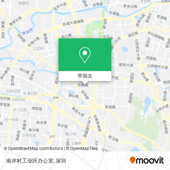 南岸村工业区办公室地图