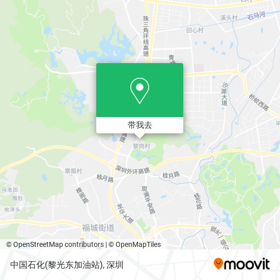 中国石化(黎光东加油站)地图