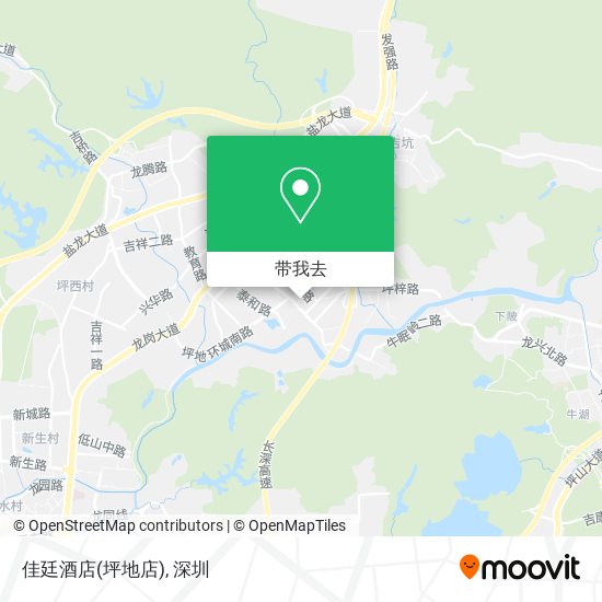 佳廷酒店(坪地店)地图
