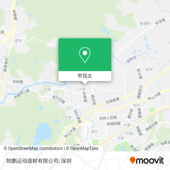 朝鹏运动器材有限公司地图