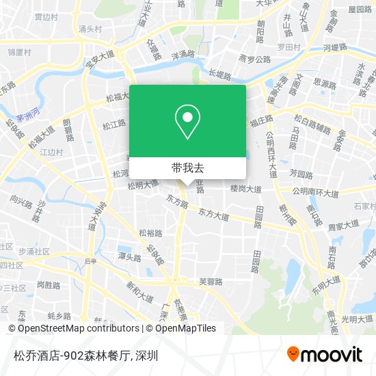 松乔酒店-902森林餐厅地图