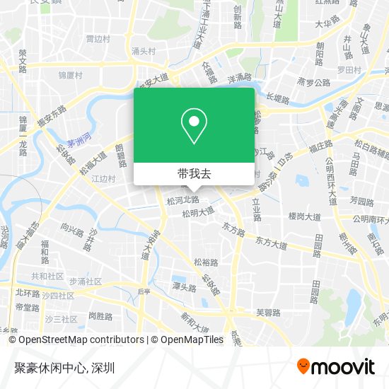 聚豪休闲中心地图