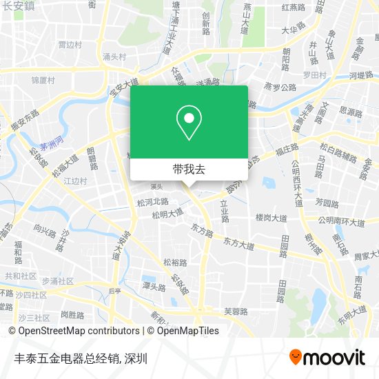 丰泰五金电器总经销地图