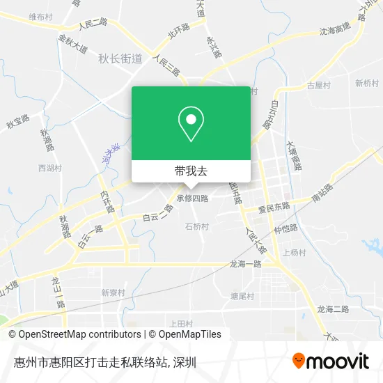 惠州市惠阳区打击走私联络站地图