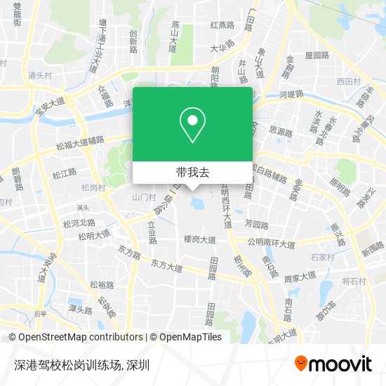 深港驾校松岗训练场地图