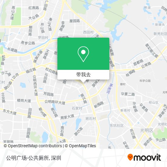 公明广场-公共厕所地图