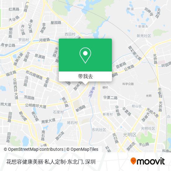 花想容健康美丽·私人定制-东北门地图