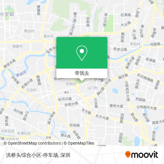 洪桥头综合小区-停车场地图