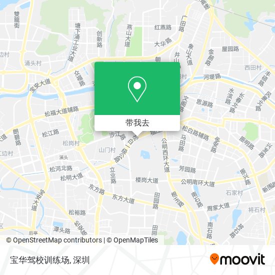 宝华驾校训练场地图