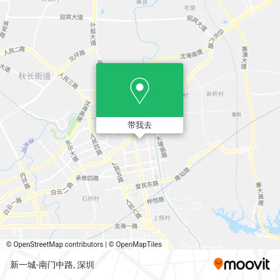 新一城-南门中路地图