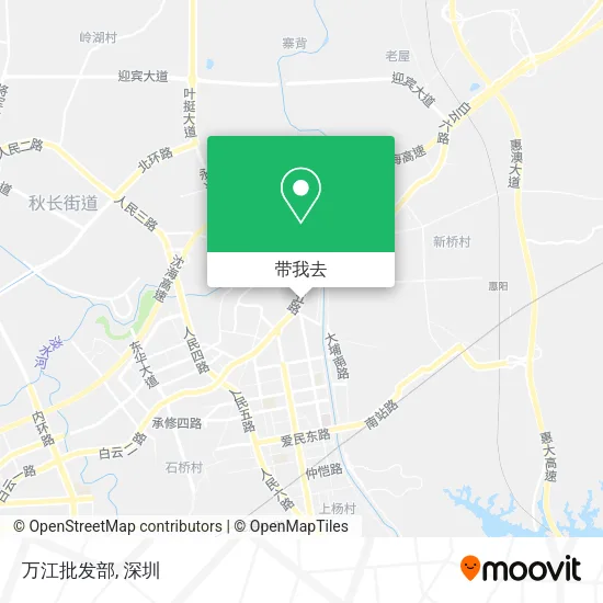 万江批发部地图