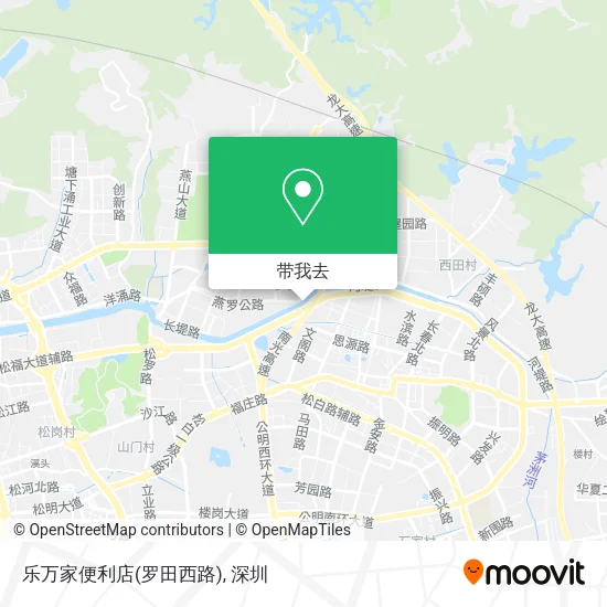 乐万家便利店(罗田西路)地图