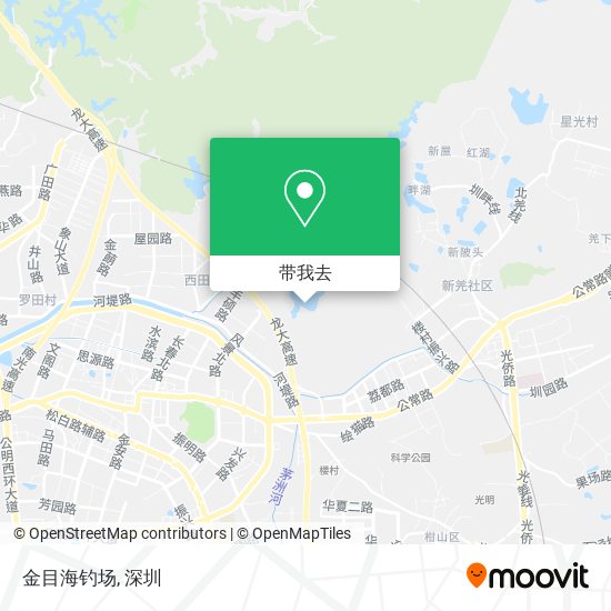 金目海钓场地图