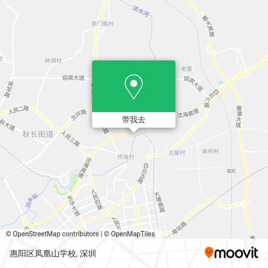 惠阳区凤凰山学校地图