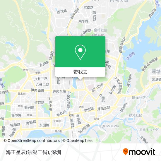 海王星辰(洪湖二街)地图