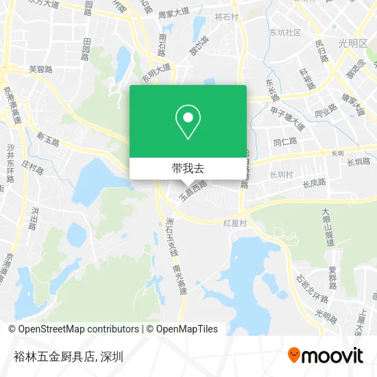 裕林五金厨具店地图