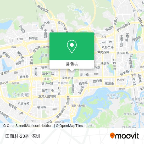 田面村-20栋地图