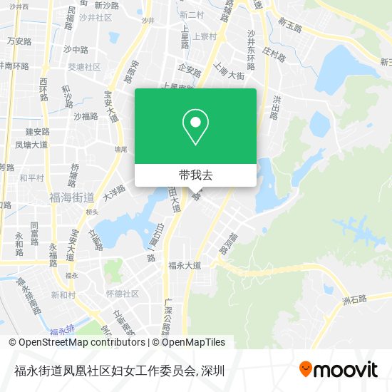 福永街道凤凰社区妇女工作委员会地图