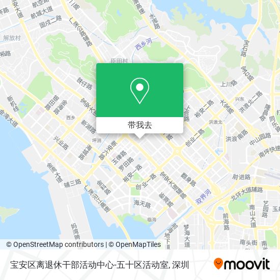 宝安区离退休干部活动中心-五十区活动室地图